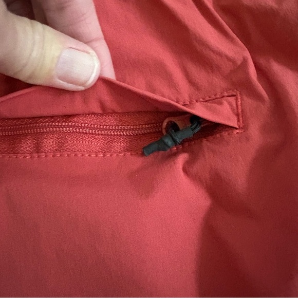 Marine Layer Mens XL Mesh Side Striped Shorts Drawstring Red Clay Gym Active - Picture 5 of 10